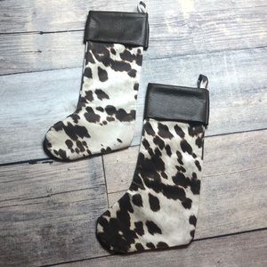 Custom cowhide stockings, new condition